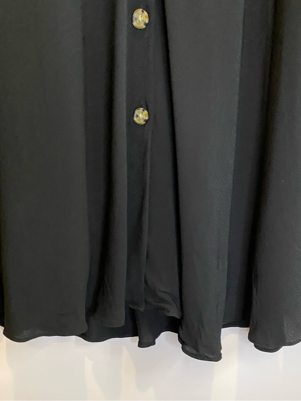 J CREWUniversal Thread Black Maxi Button-Front Shirt Dress with Chest Pockets🖤✨ - Picture 15 of 15
